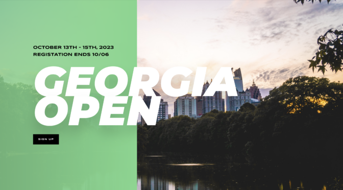 Register for Georgia Open 2023